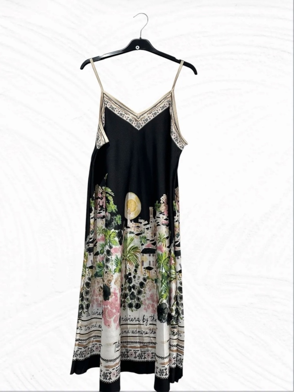MADE IN ITALY Bohemian Floral Slip Dress Available in Lots of Colors - Picture 3 of 5